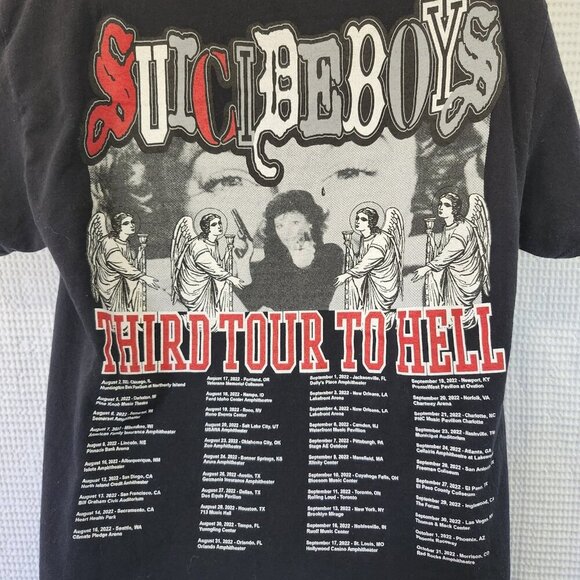 GreyDay Suicide Boys Third Tour To Hell TShirt Large Black/Red ☆☆RARE☆☆ - Picture 5 of 11